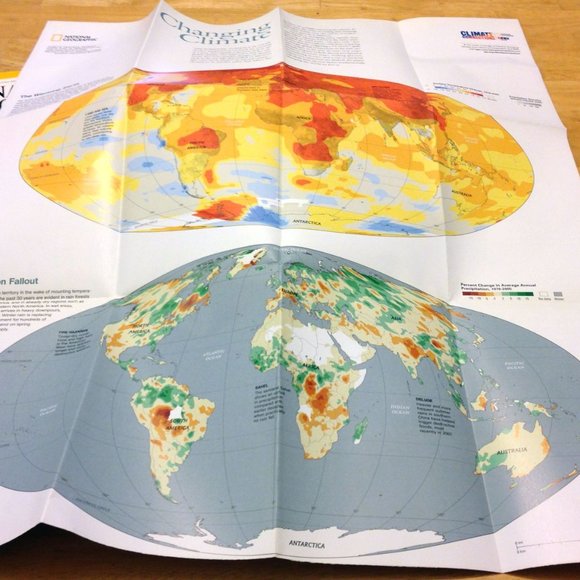 National Geographic "Growing Fuel" issue, Changing Climate poster - Picture 8 of 9